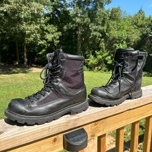 Men’s thorogood 834-7991 8” tactical waterproof side zip leather boot size 13W